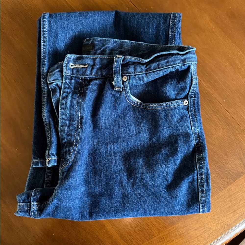 Uniqlo Unisex Wide Leg Straight Jeans